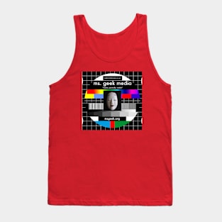 Ms. Geek Media logo Tank Top